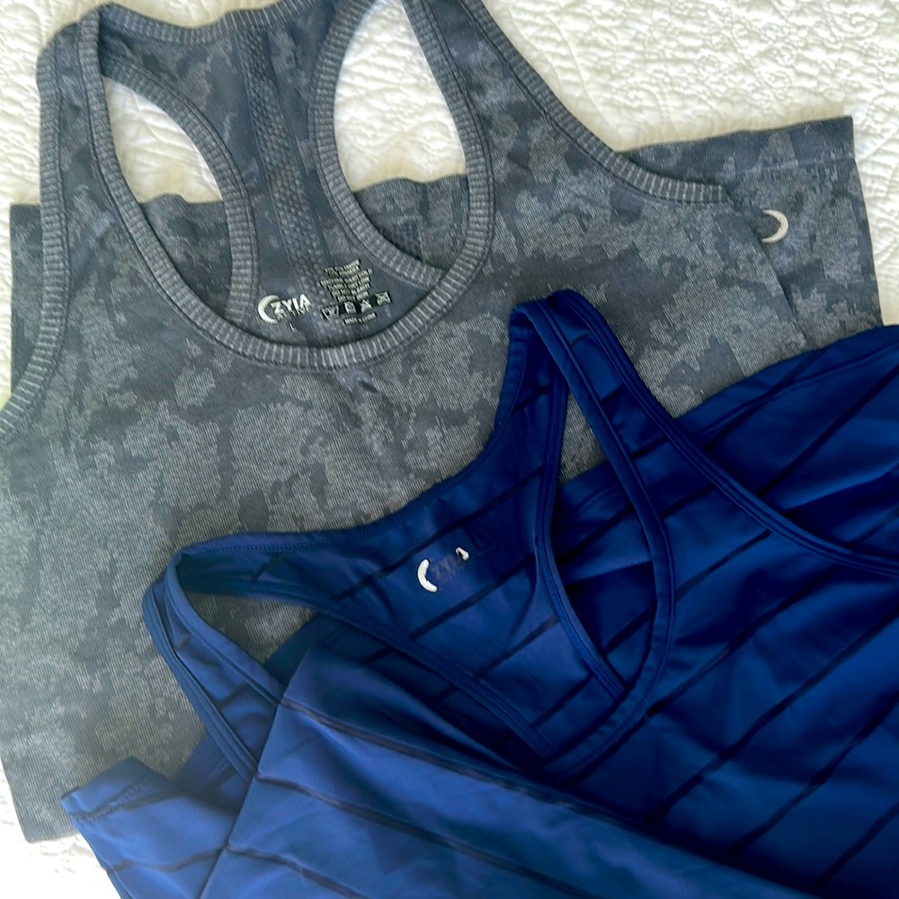 ZYIA large tank top bundle of Havana and splash racer